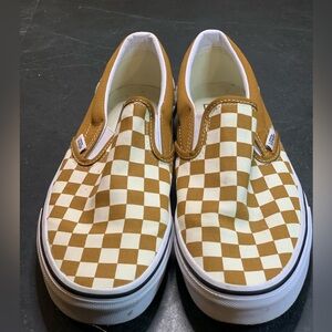 VANS | Classic Checkerboard Slip Ons | Sz 8.5 Women’s